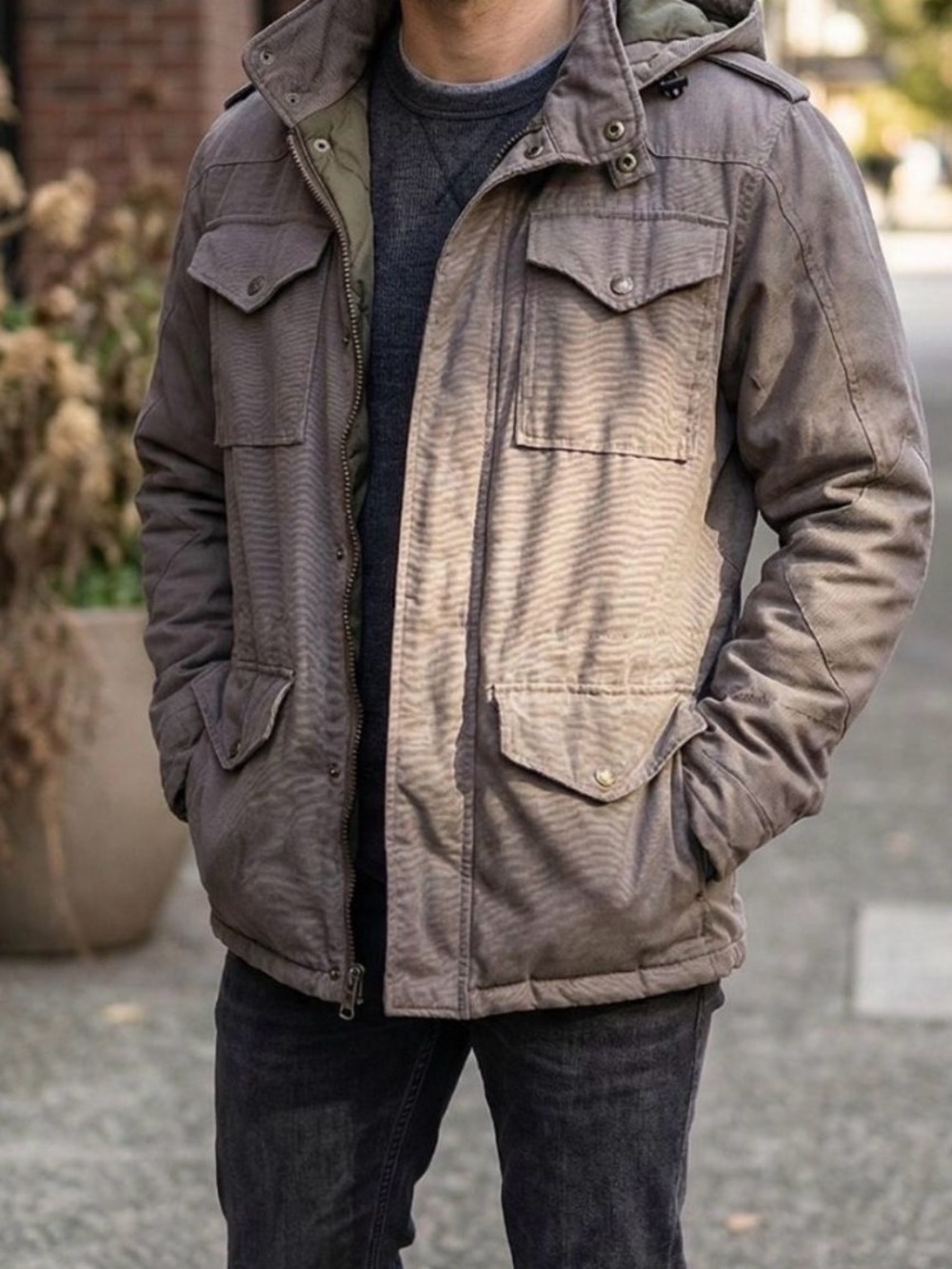 Men's Green Field Jacket -
